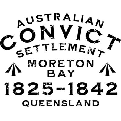 Moreton Bay Convict Settlement, Black Logo Thumbnail