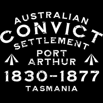 Port Arthur Convict Settlement, White Logo Thumbnail