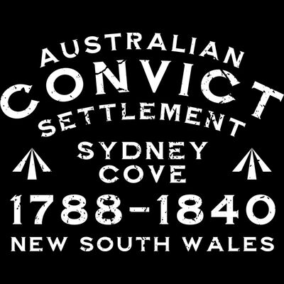 Sydney Cove Convict Settlement, White Logo Thumbnail